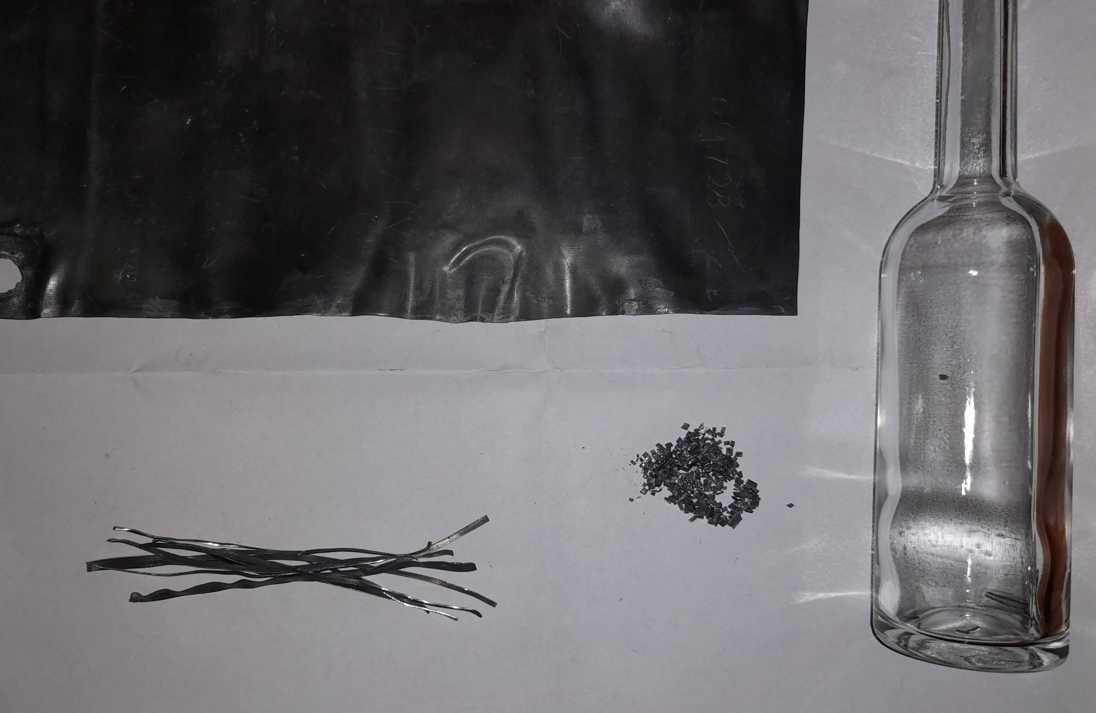 Lead cut to small pieces