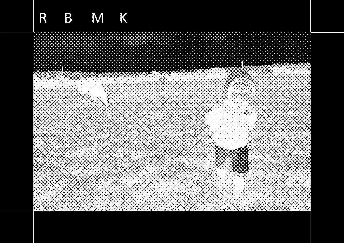 Magenta channel halftone