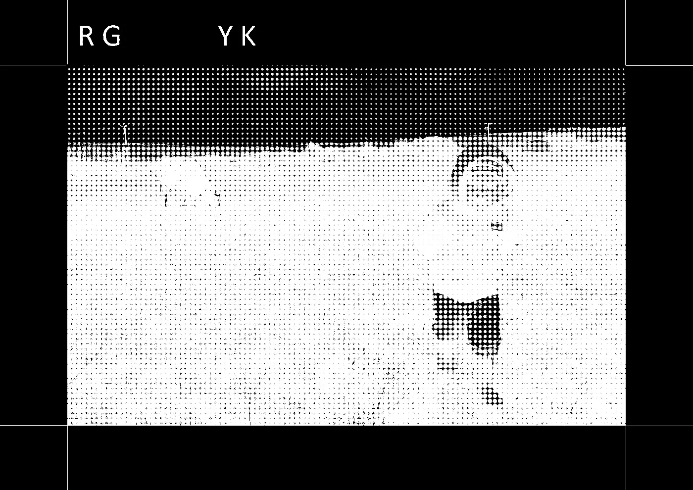 Yellow channel halftone