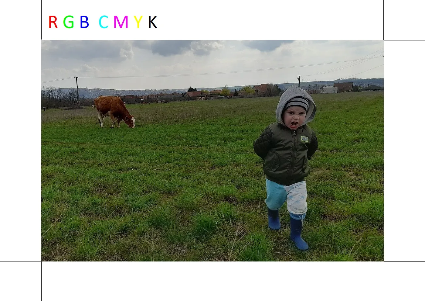 Registration marks added