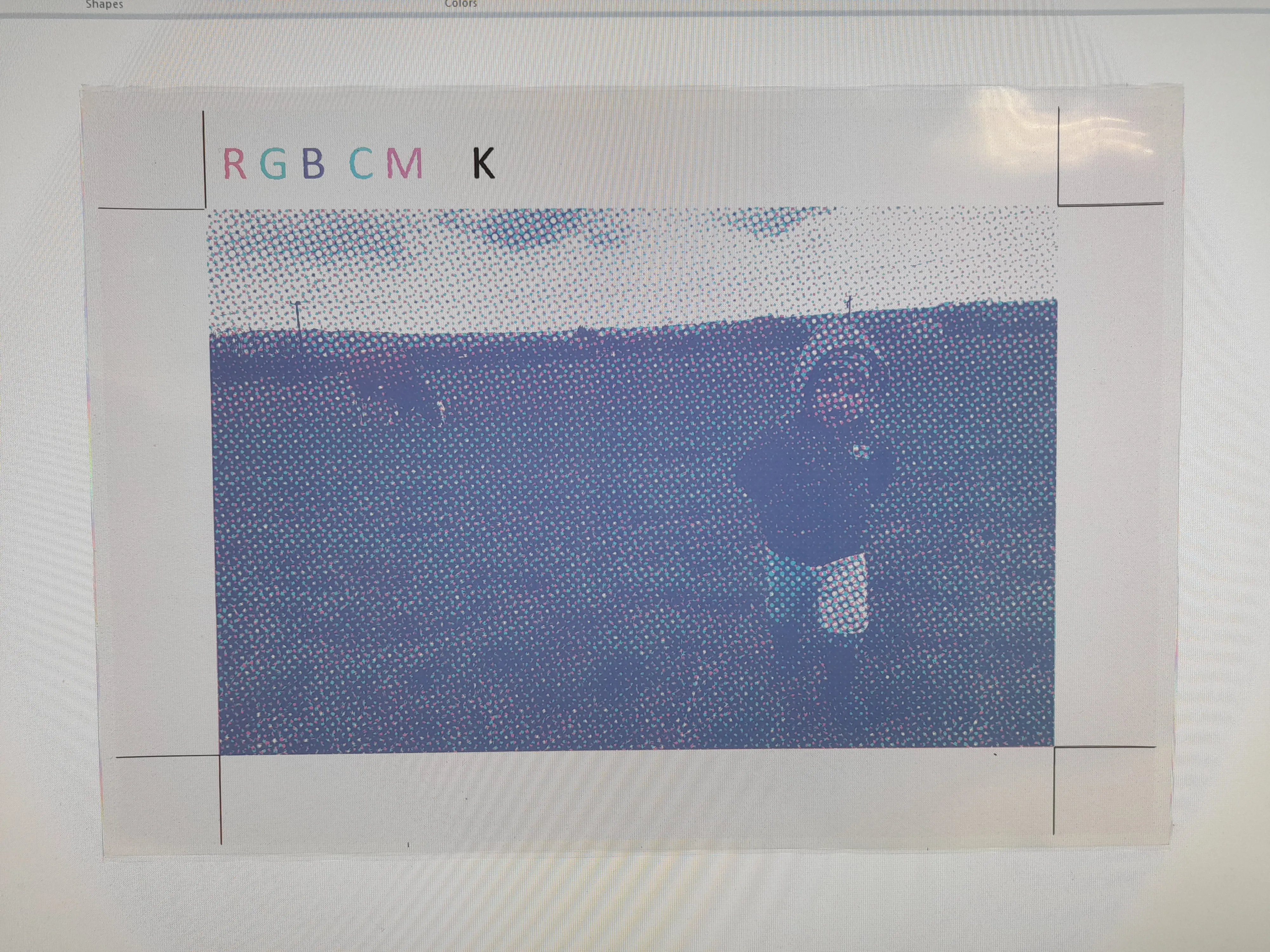 Stacked transparency films