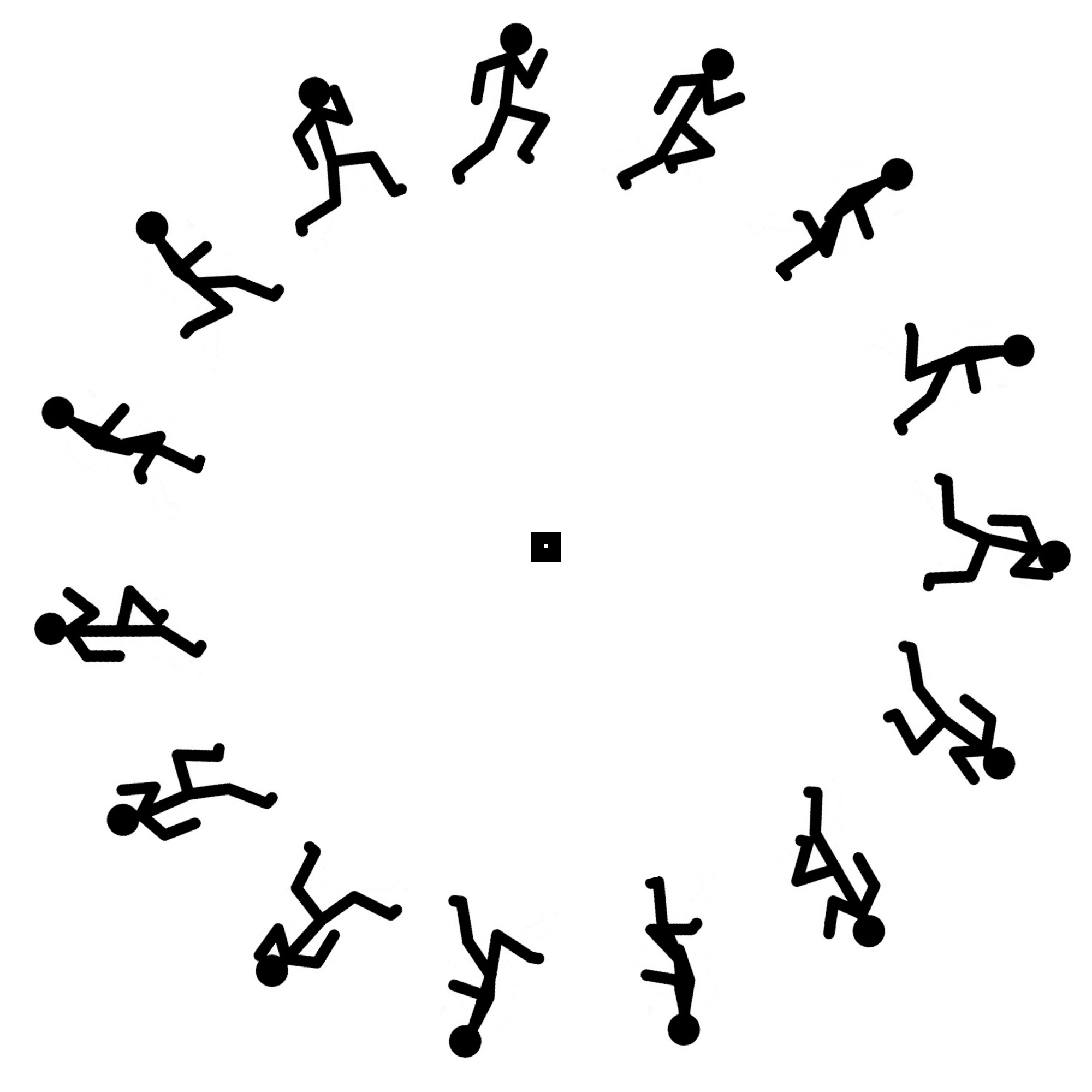 Printed zoetrope disc